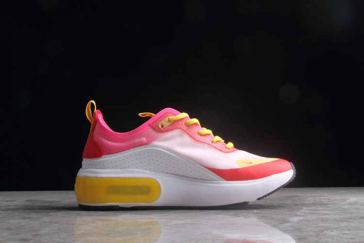 2020 Nike Air Max Dia SE QS White Peach Yellow For Women